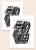Grocery Basket Print