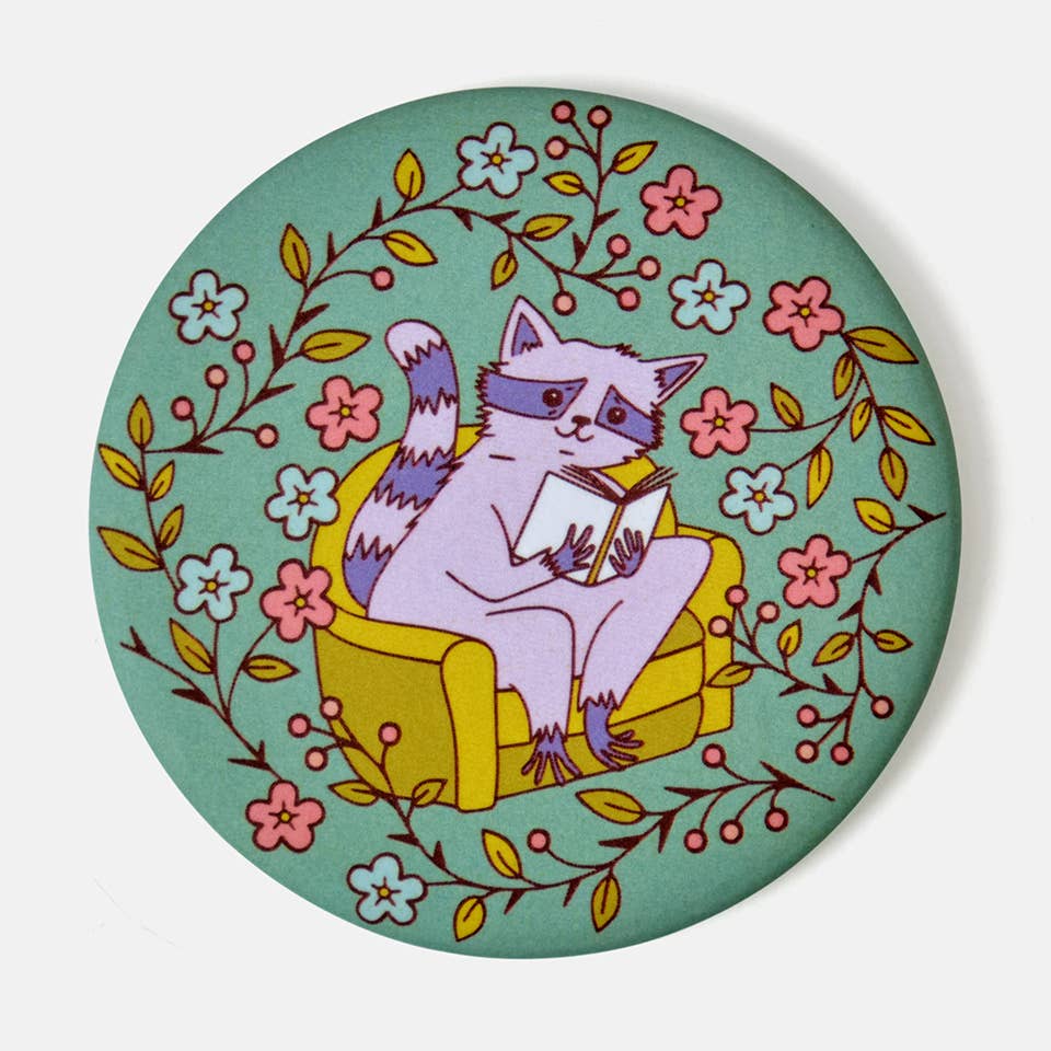 Reading Raccoon Magnet