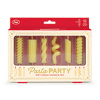 PASTA PARTY Noodle Candles - Set of 6