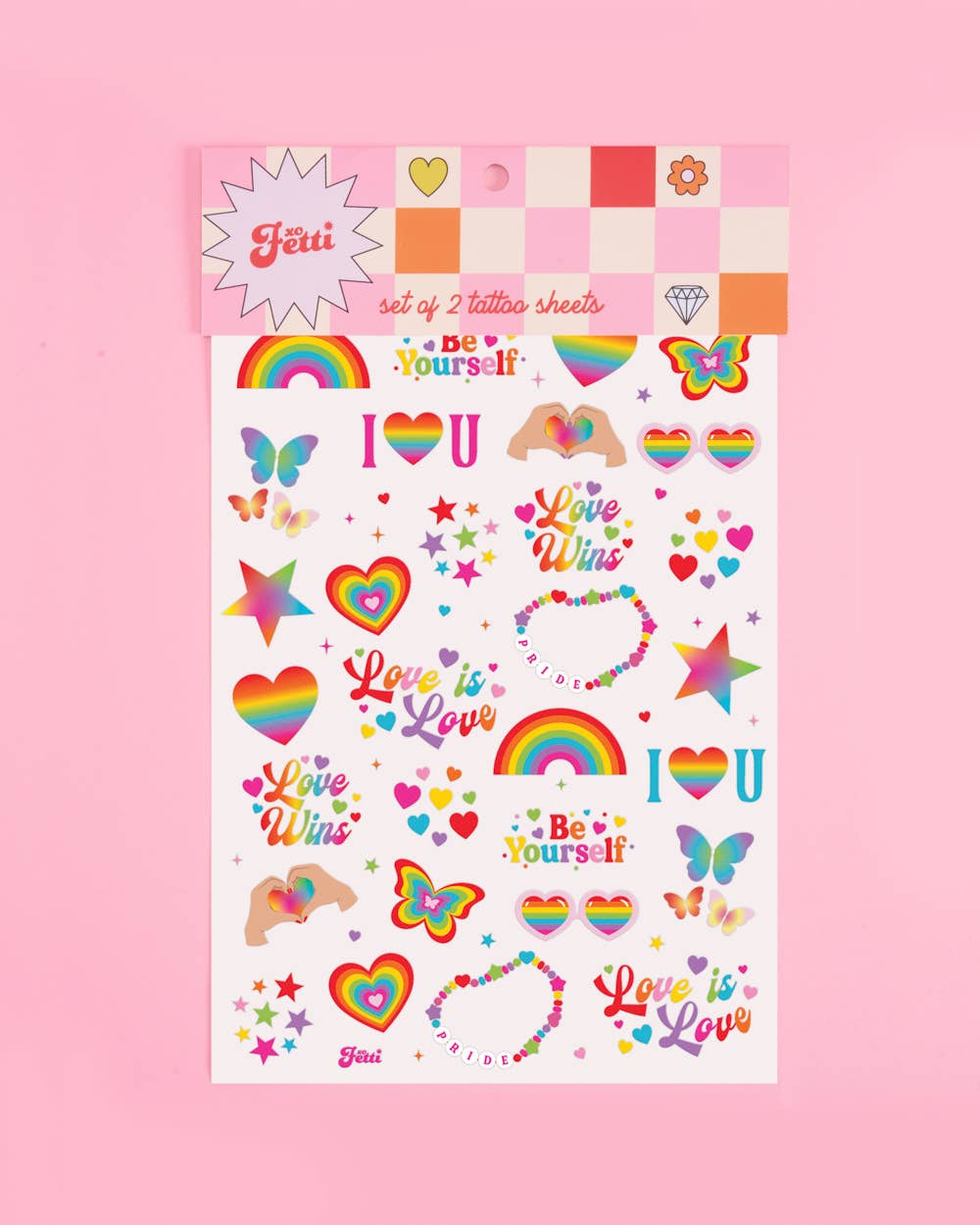 Pride Rainbow Tattoos | LGBTQ, festival, party favors