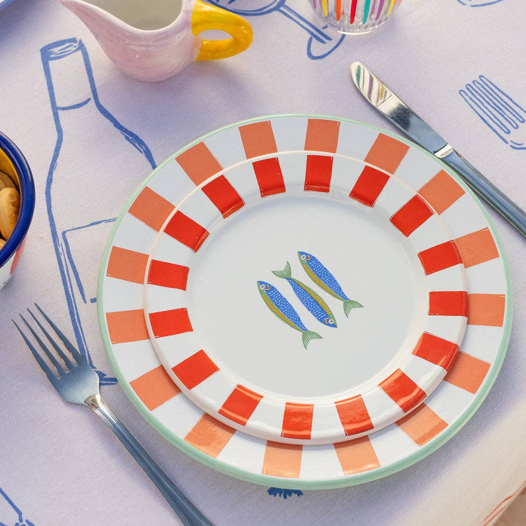 Sardine Fish Enamel Plate - 20cm | Mothers Day Gifts |