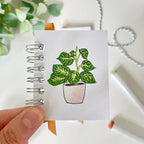 Handmade Mini Houseplant Notebook/Sketchbook