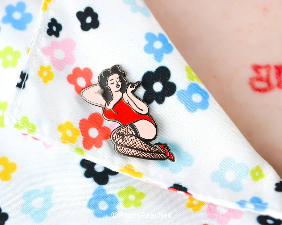 Hard Enamel Pinup Pin