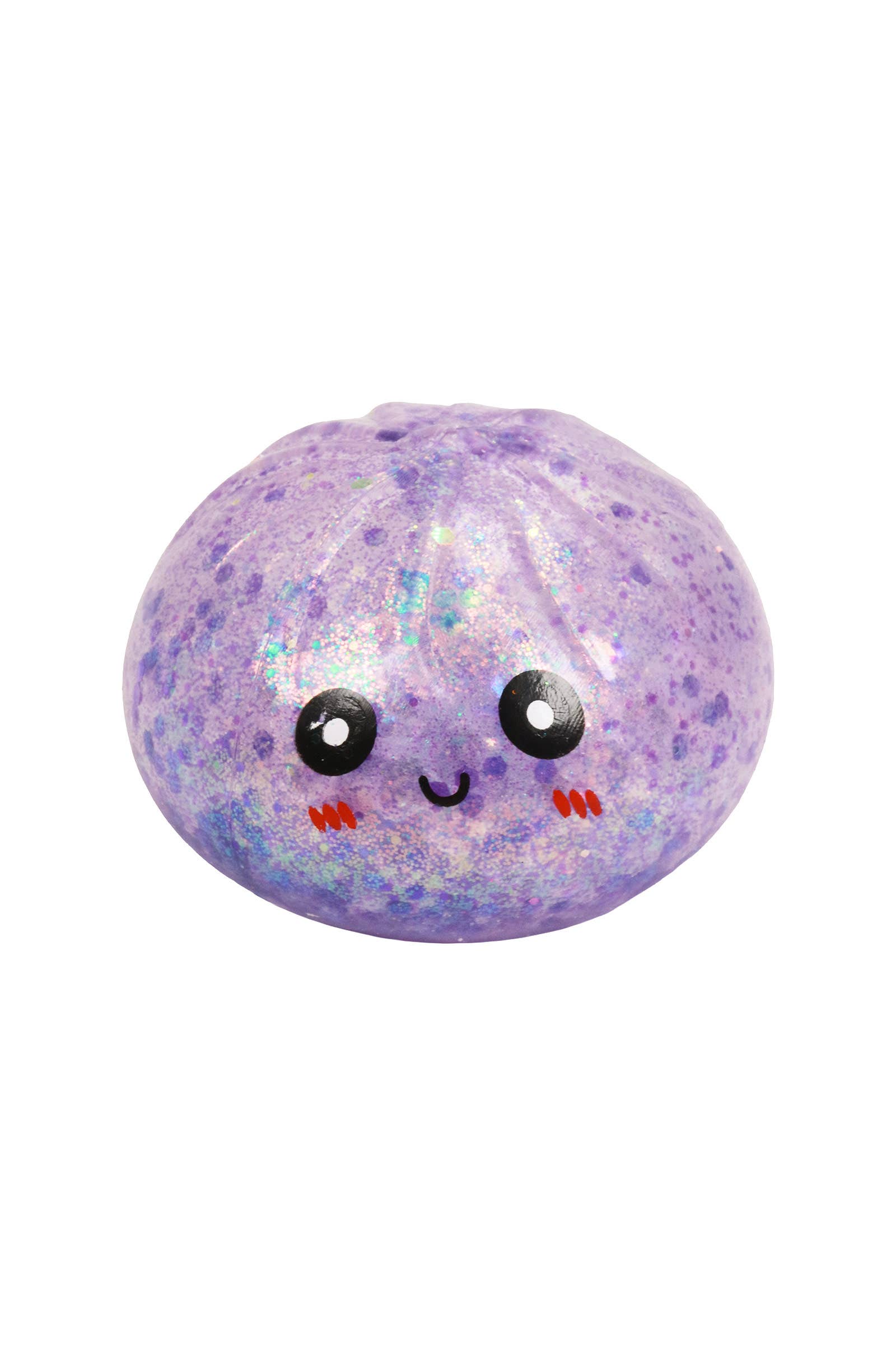 Glittery Bao Bun Dumpling Water Bead Filled Squishy - 12 Pcs