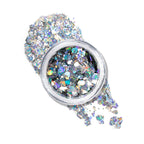 Macro Glitter | Silver-Lunar | Chunky Glitter | Body Glitter