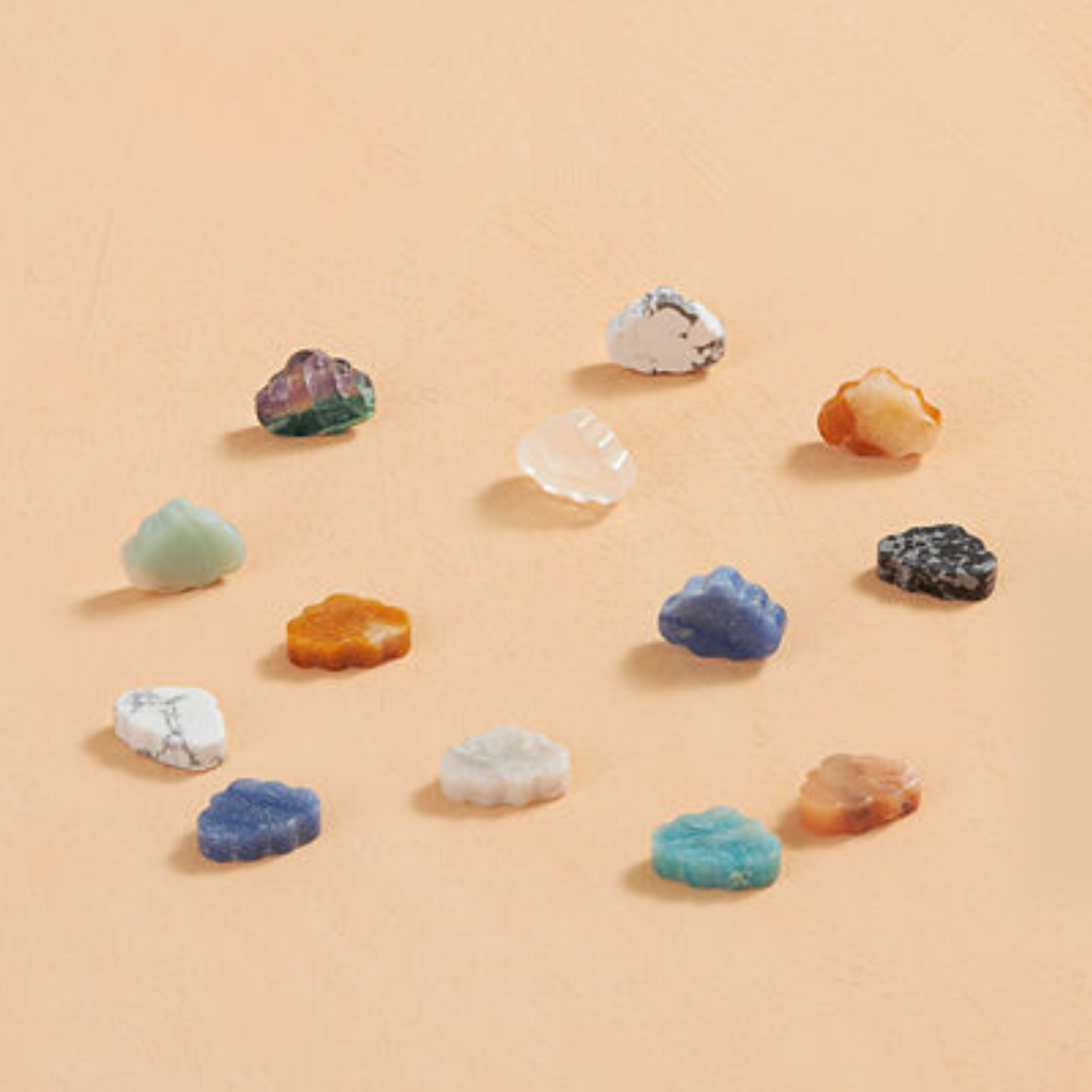 Assorted Carved Crystal Clouds - 36 pcs ☁️