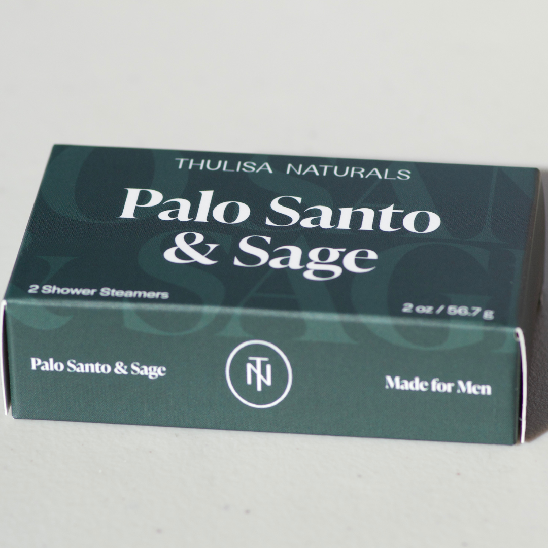 Men's Shower Steamers | Palo Santo + Sage | Men’s Grooming