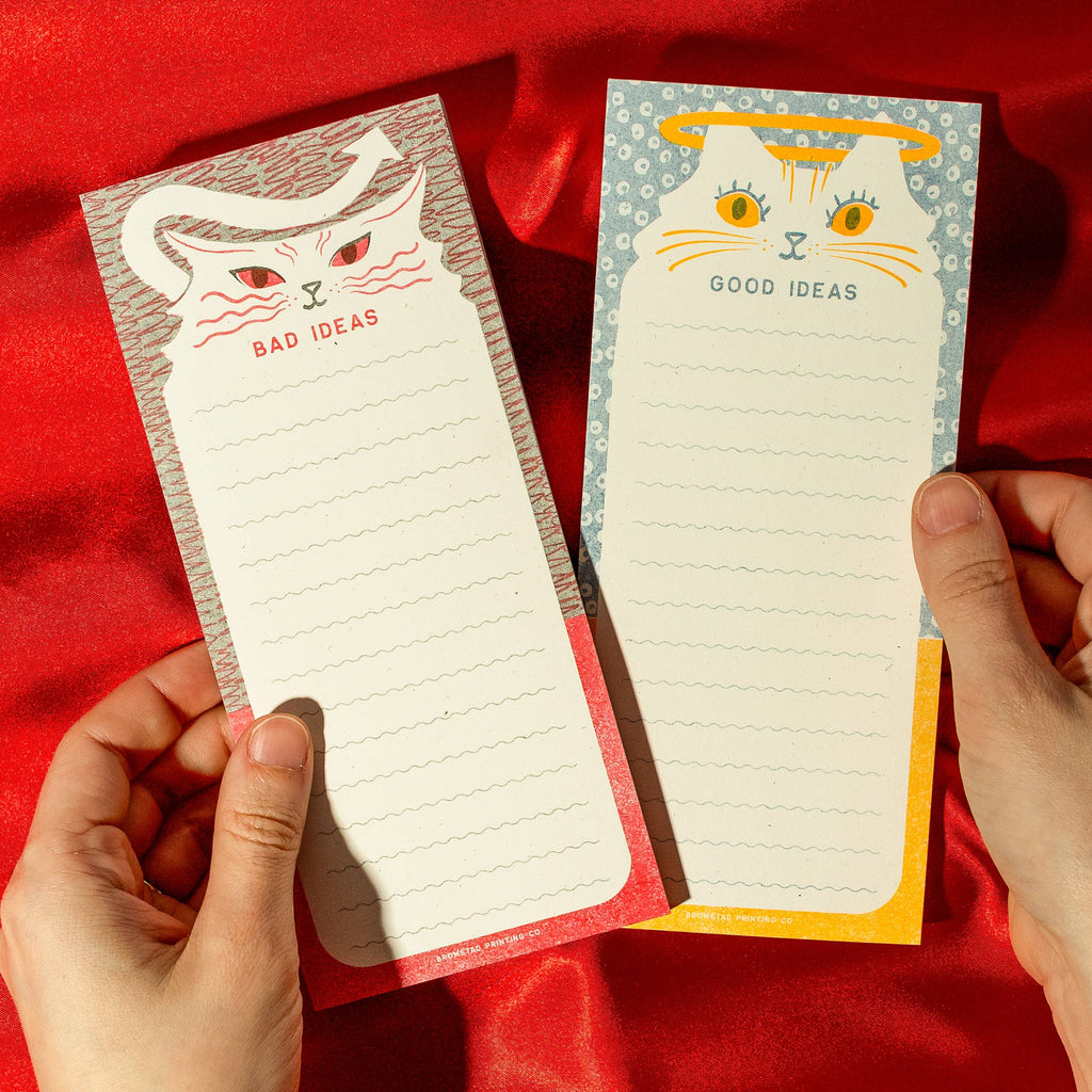 Bad Ideas - Tall Risograph Notepad
