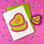 Slowly Dying Retro Cake Sticker