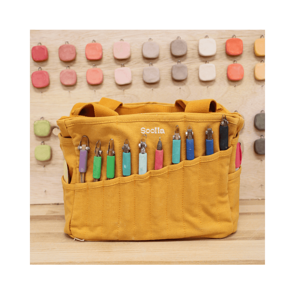 Soolla Studio Artist Bag, Becca Sands, Crochet Project Bag