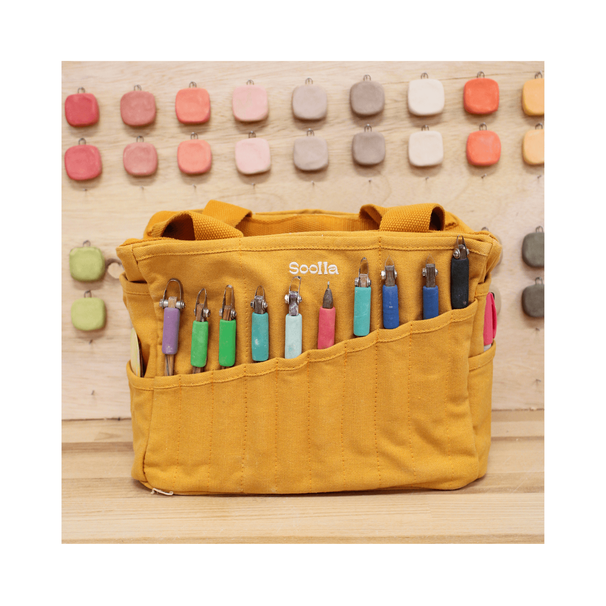 Soolla Studio Artist Bag, Becca Sands, Crochet Project Bag
