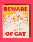 Beware of Cat - Risograph Print