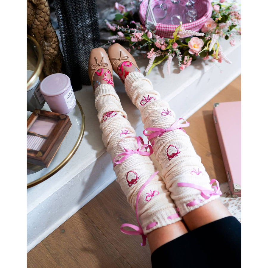 Balletcore Ribbon Legwarmers