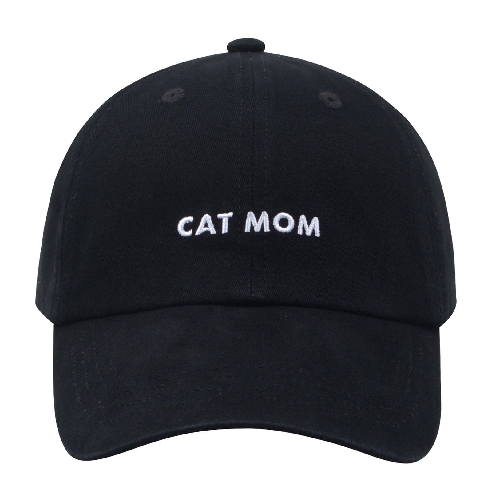 Cat Mom Hat | Embroidered Cat Mom Baseball Cap | Gift for Cat Lovers | HatPhile