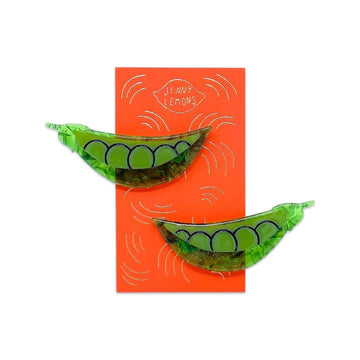 Pea Pod Hair Clip Set