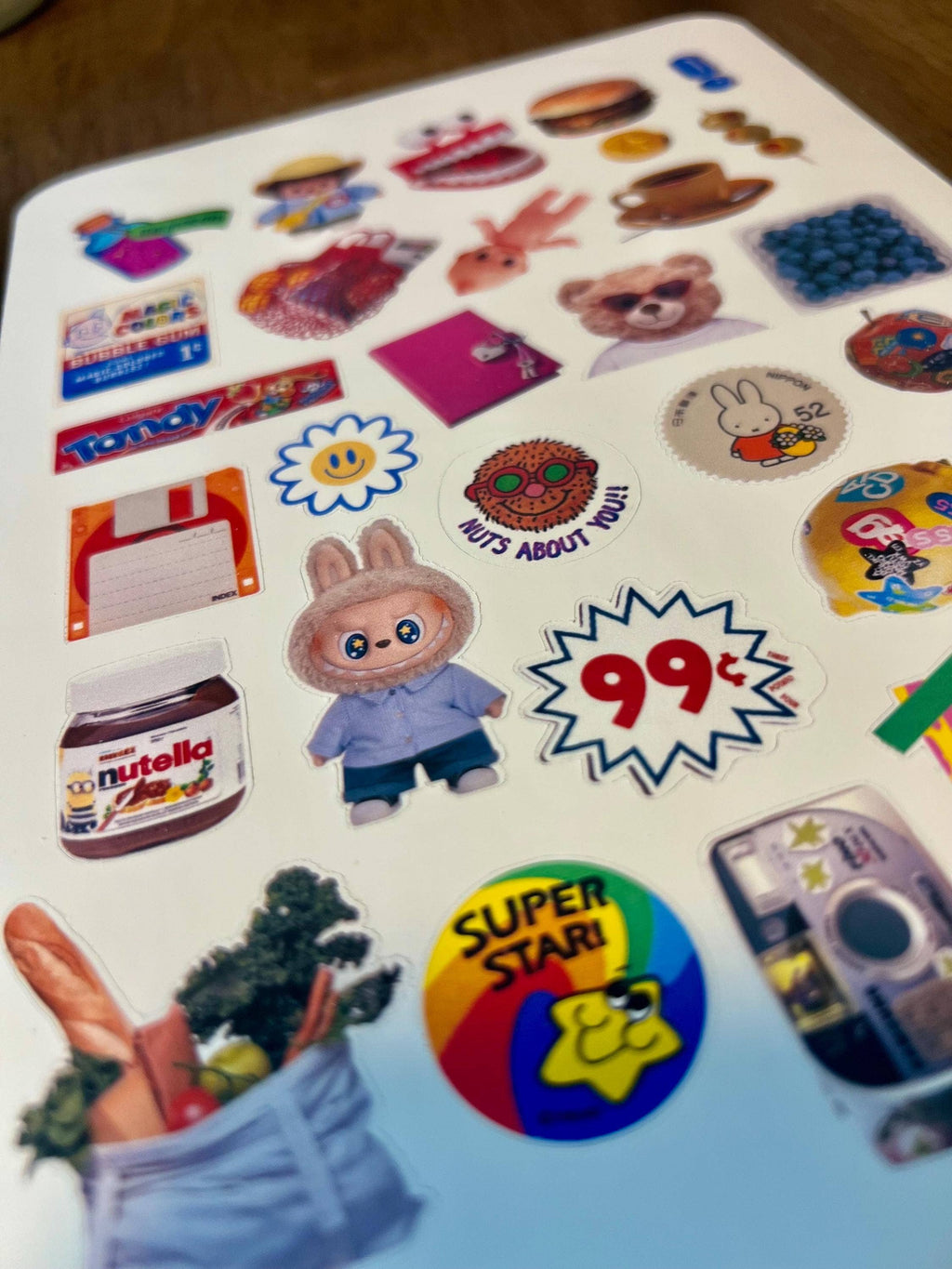 Retro Nostalgia Y2K Sticker Sheet