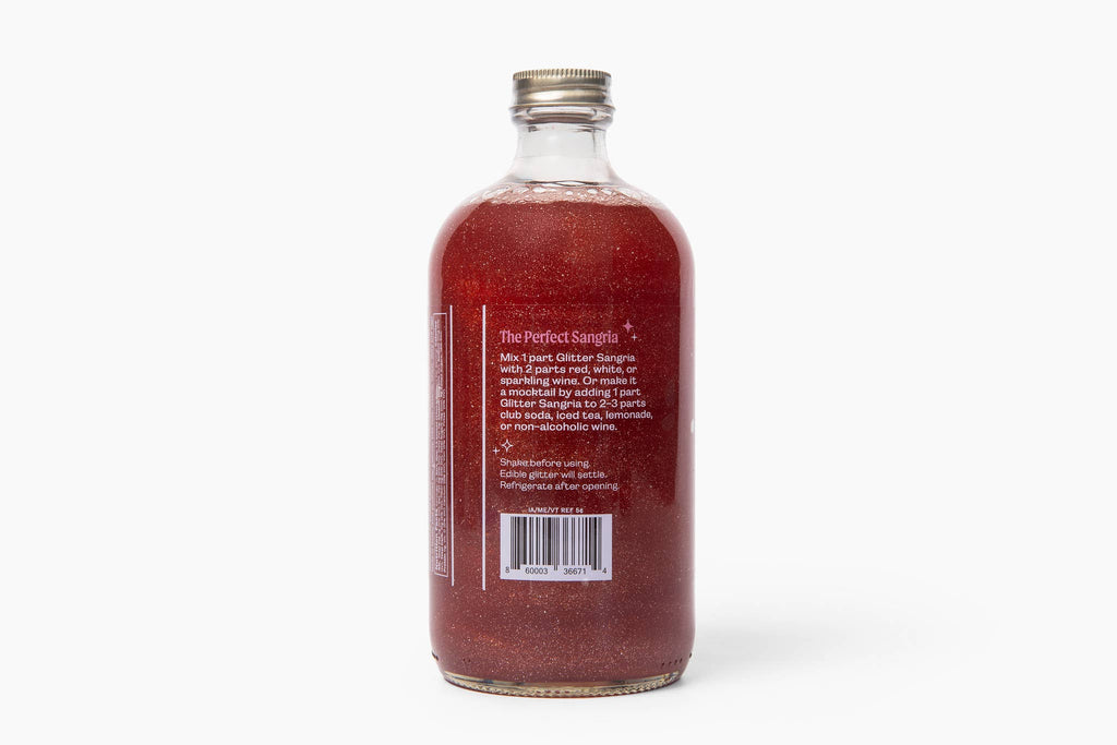 Glitter Sangria Cocktail/Mocktail Mix/Syrup