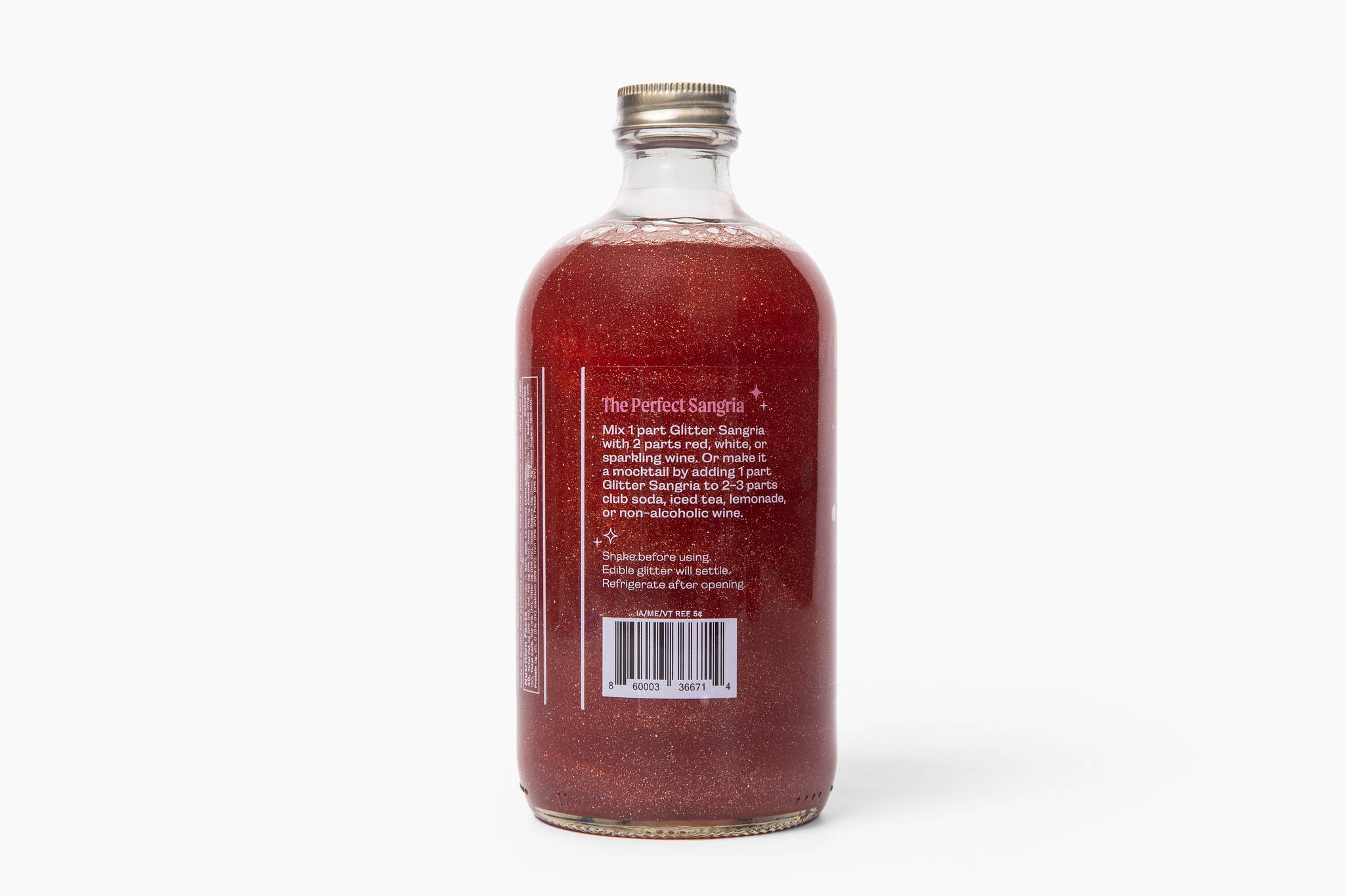 Glitter Sangria Cocktail/Mocktail Mix/Syrup