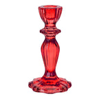 Red Glass Candle Holder | Summer Gifts |