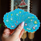 Garden Girls Glitter Sticker