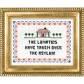 The Lunatics Have Taken Over Deluxe Cross Stitch Kit