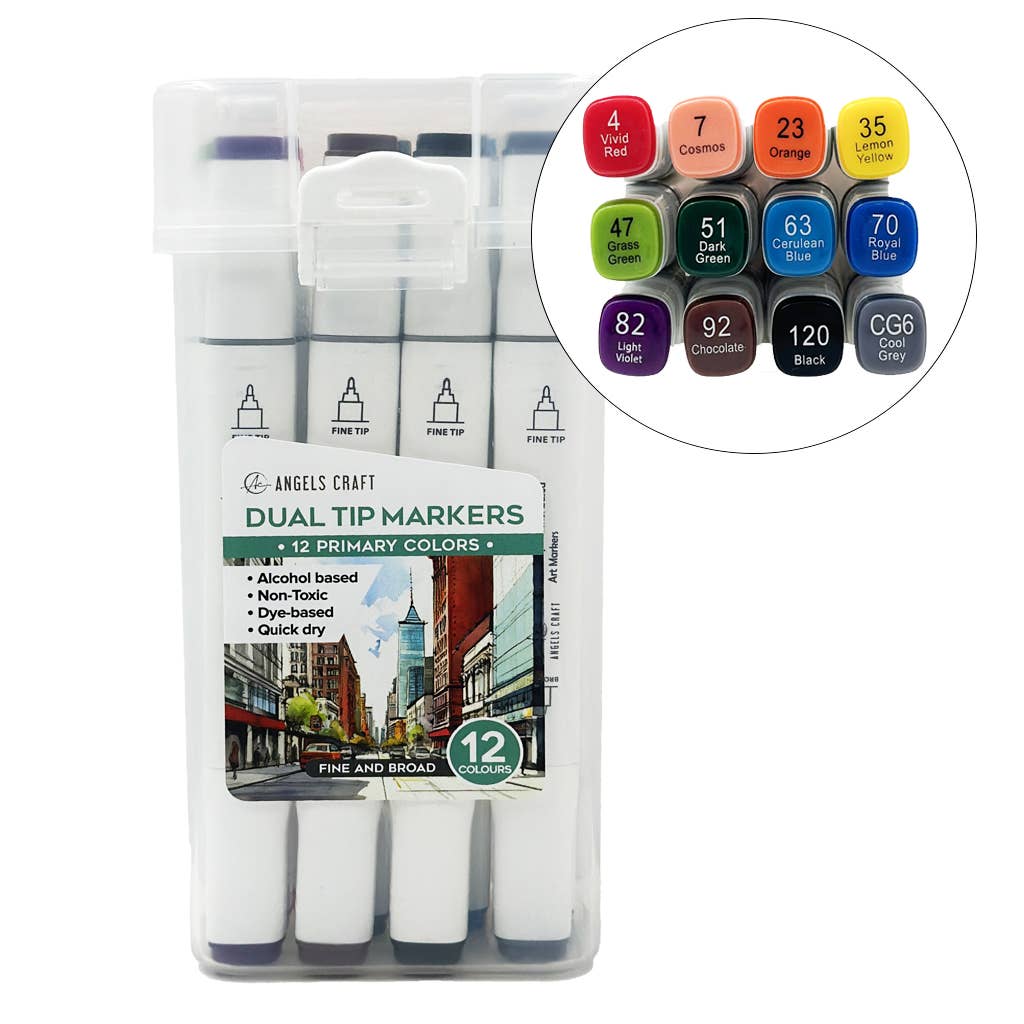 Dual Tip Markers Set