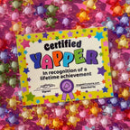 Certified Yapper Certificate Sticker