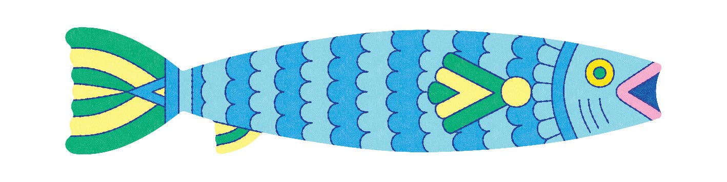 Sardines Fishy Sticky Notes