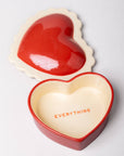 Ceramic Trinket Box, Heart