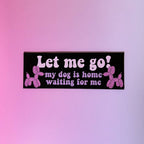 Let Me Go Car Magnet