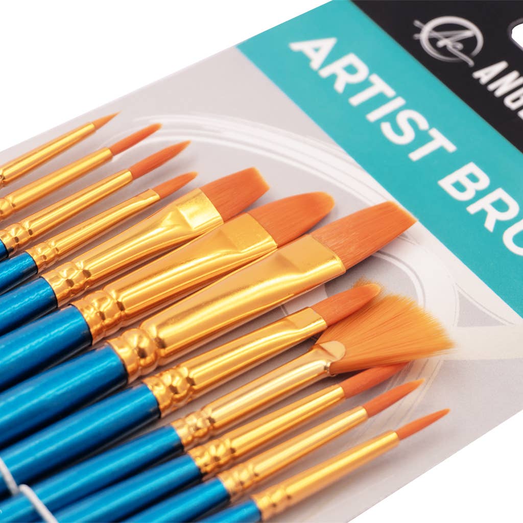 Paint Brush Set 12ct – Assorted Tips