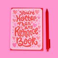 You're Hotter Than My Romance Book Valentine's Card