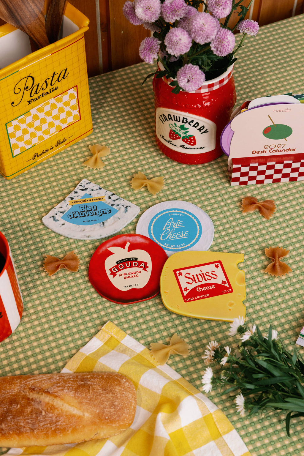Coaster Set, Cheese