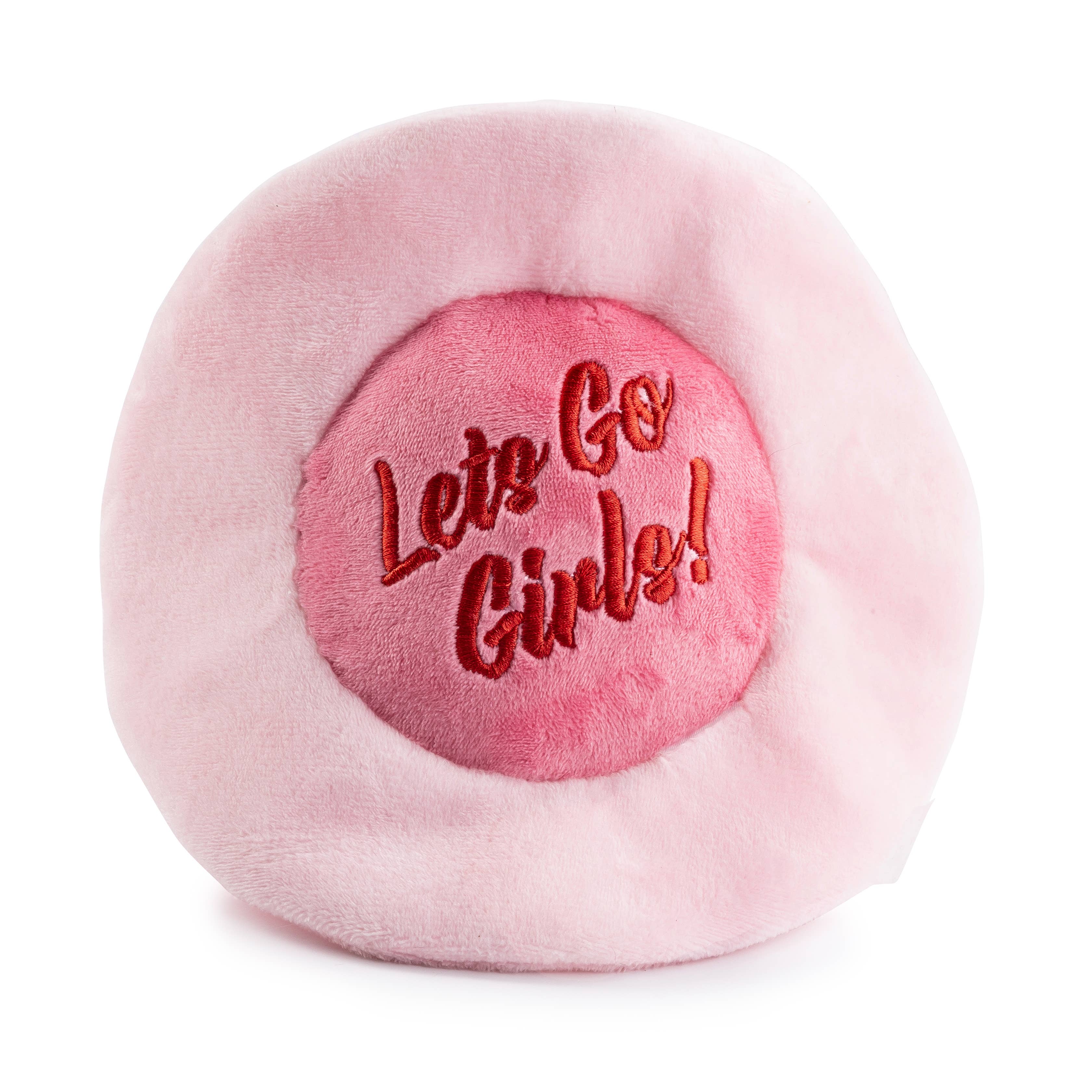 Pink Cowgirl Hat Dog Toy
