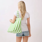 Striped Terry Tote Bag