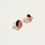 0.5 Inch Canned Caviar Bead Vacation Post Earrings