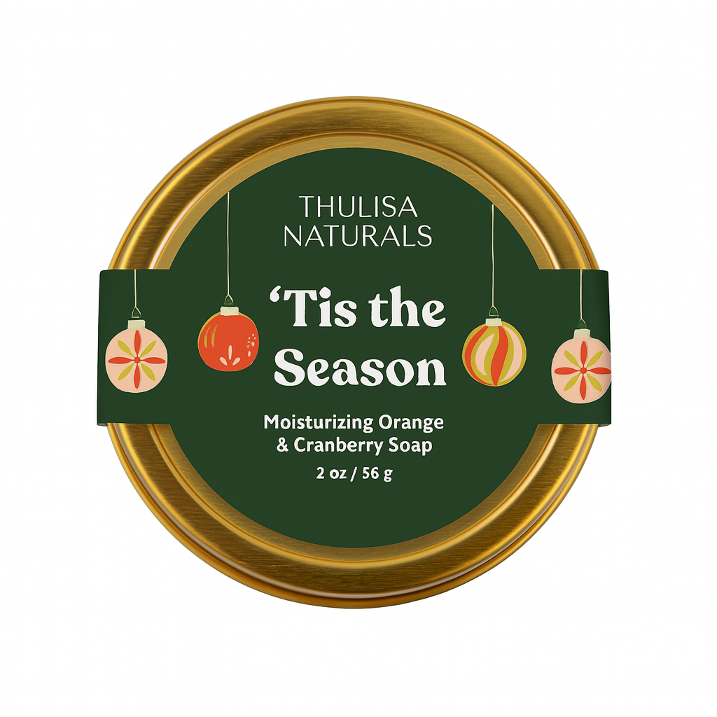 Christmas Uplifting Shea Butter Soap | Orange+ Cranberry