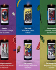 Tarot Mystery Card Candle - 6" Tall & 60 Hr Burn, Surprise