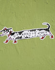 Git Along Doggie Bumper Sticker