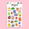 Produce Stickers Sheet Set
