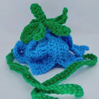 Crochet Tulip Hat - Cat Bonnet - Pet Hat