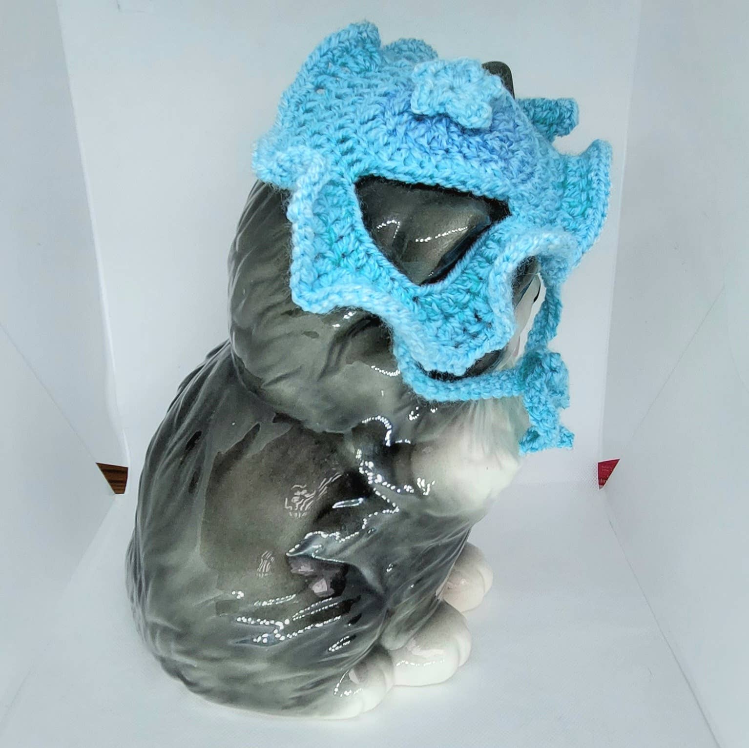 Crochet Blueberry Hat - Cat Bonnet - Pet Hat
