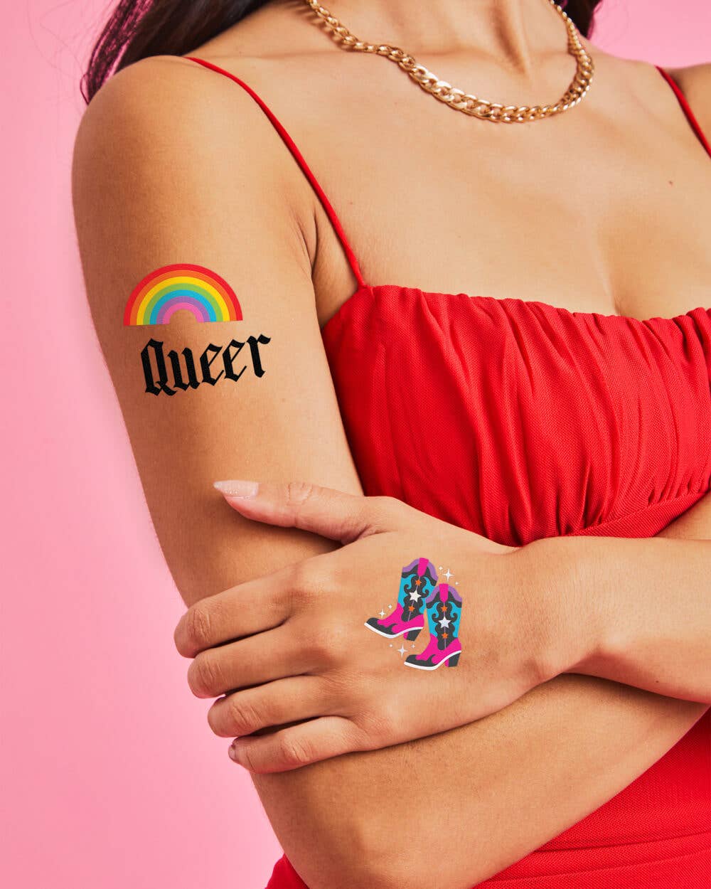 Pride Temporary Tattoos | rainbow, lgbtq, bachelorette