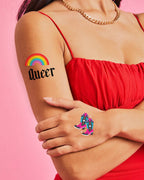 Pride Temporary Tattoos | rainbow, lgbtq, bachelorette