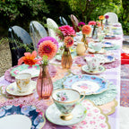 Mixed Floral Paper Plates - 12 Pack | Mothers Day Tea Party Decor |