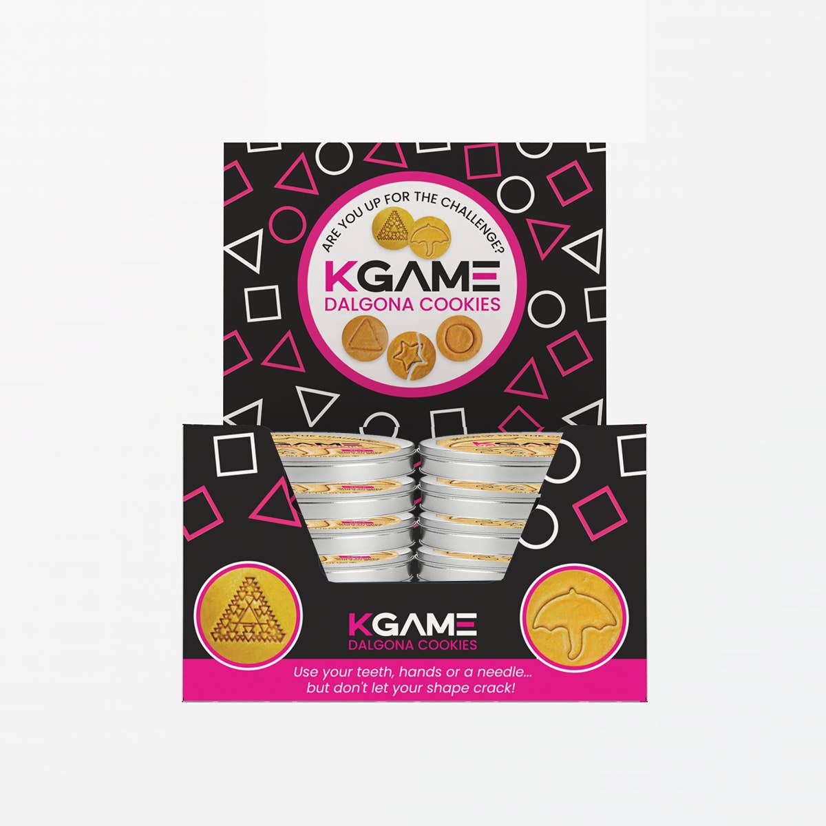 KGAME Dalgona Cookie Tin (2 Cookies)