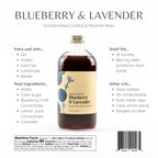 Blueberry and Lavender Cocktail Mixer and Mocktail Mixer, 16 fl oz