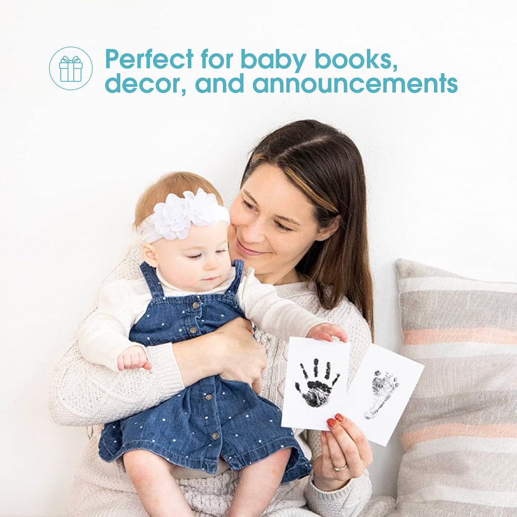 Baby Handprint or Footprint Clean-Touch Ink Pad Kit