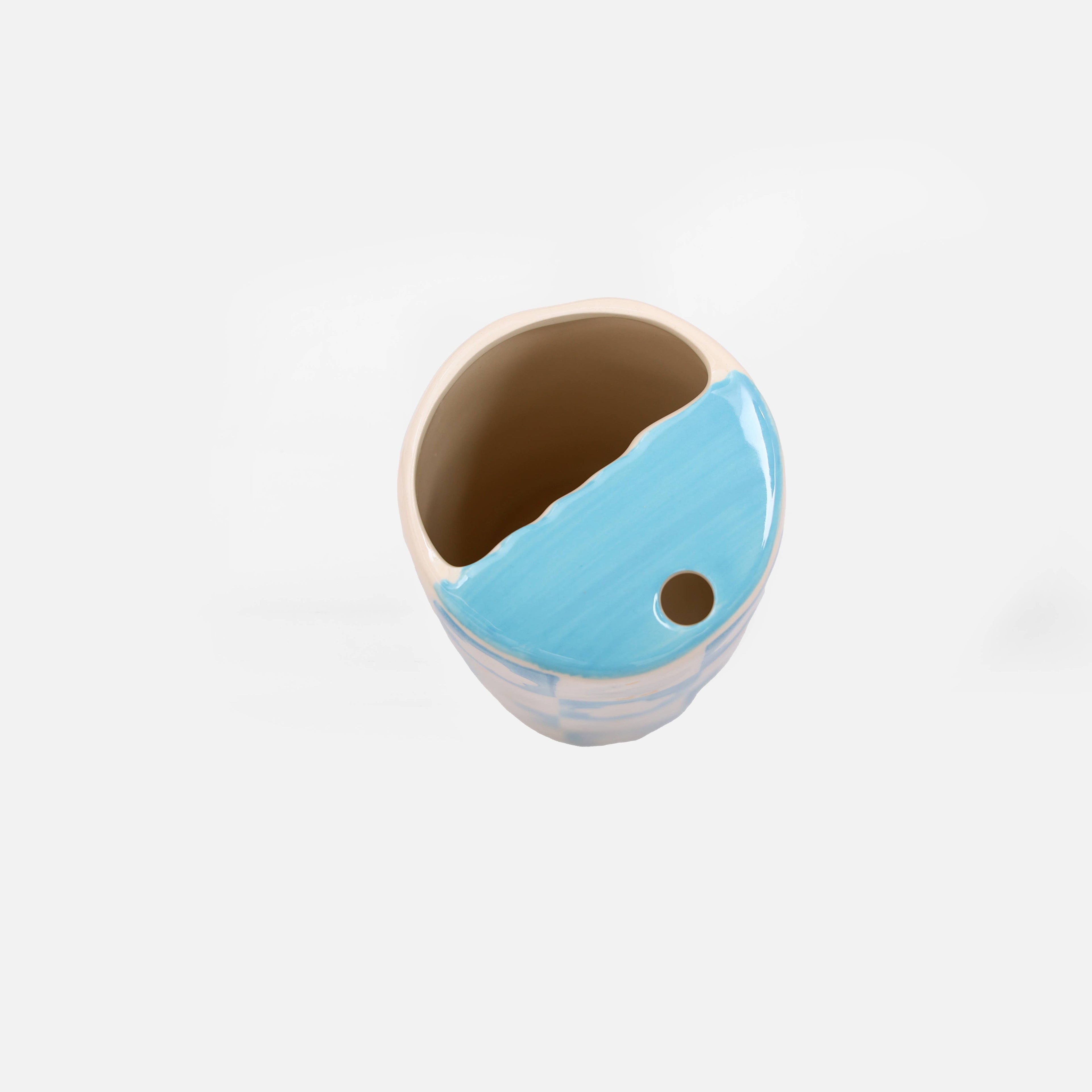 Duck Ceramic Travel Coffee Tumbler-Portable Coffee Mug-Cup