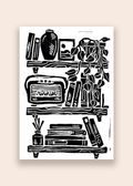 Bookshelf Print